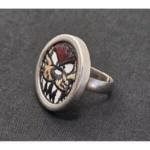 Vtg 1996 Warner Bros Taz Tasmanian Devil Embroidered 1" Ring Starline Adjustable